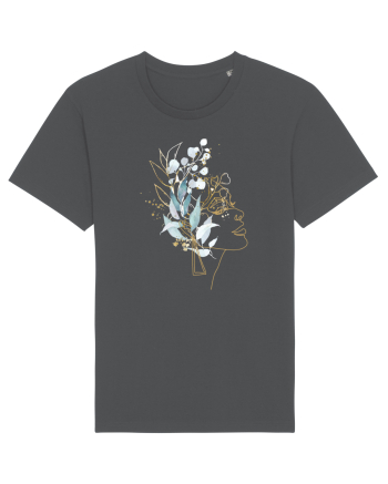 Floral Head Feminin Anthracite