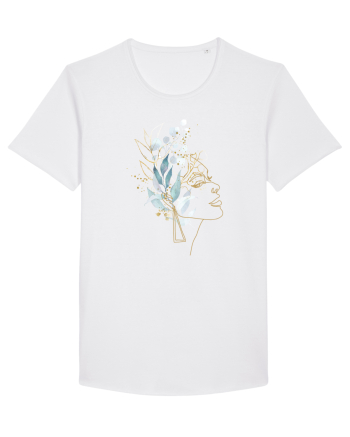 Floral Head Feminin White