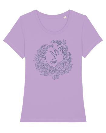 Blue Floral Feminin Lavender Dawn