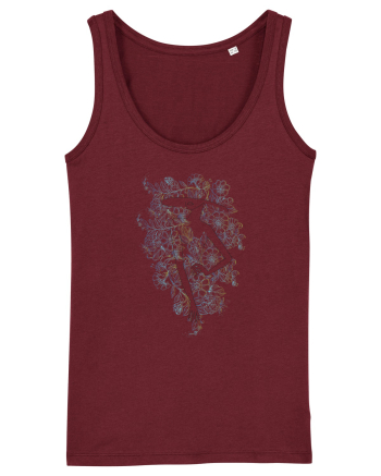 Silueta Fashion Blue Burgundy