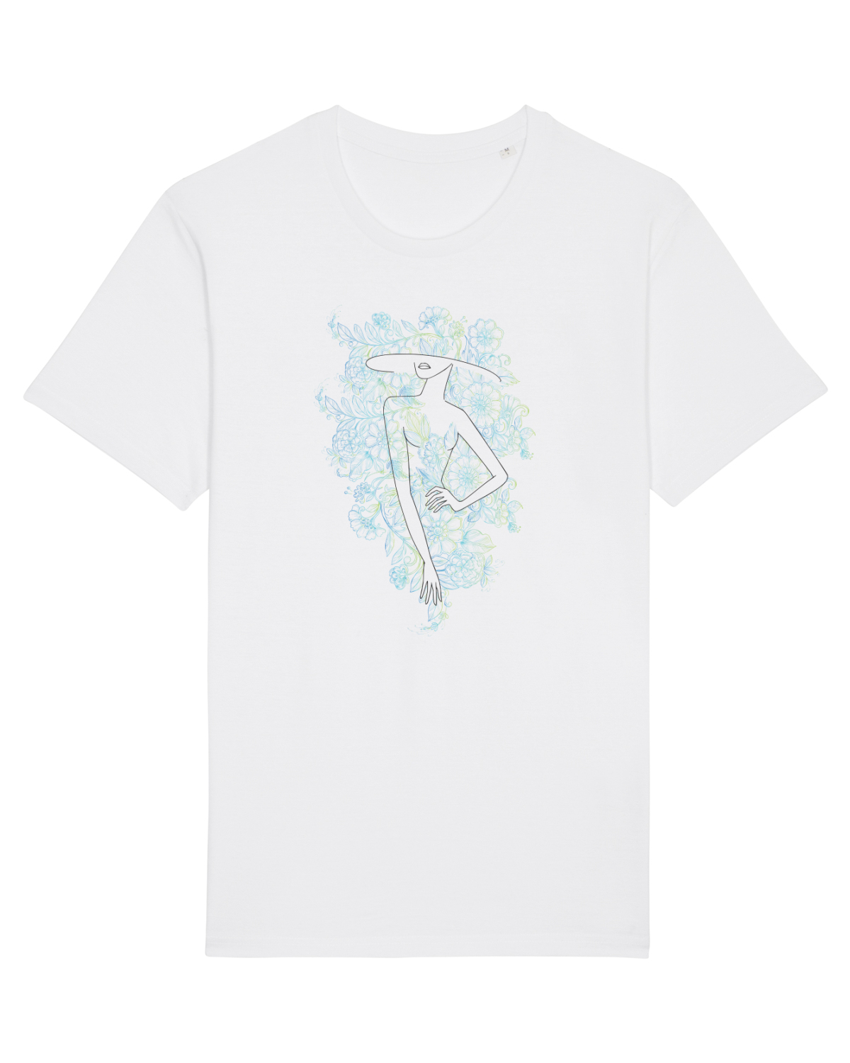 Tricou mânecă scurtă Unisex Rocker White