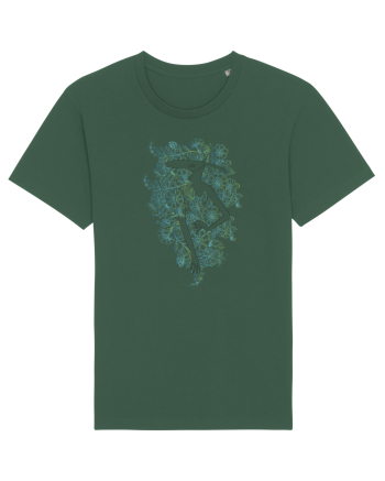 Silueta Fashion Blue Bottle Green