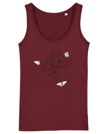 Dream Head Butterfly Burgundy