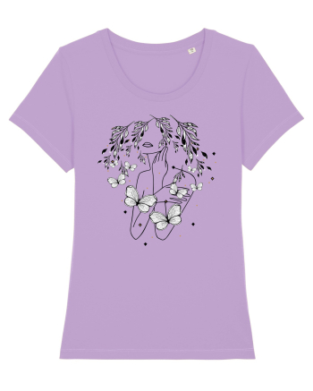 Floral Buttefly Feminin Lavender Dawn