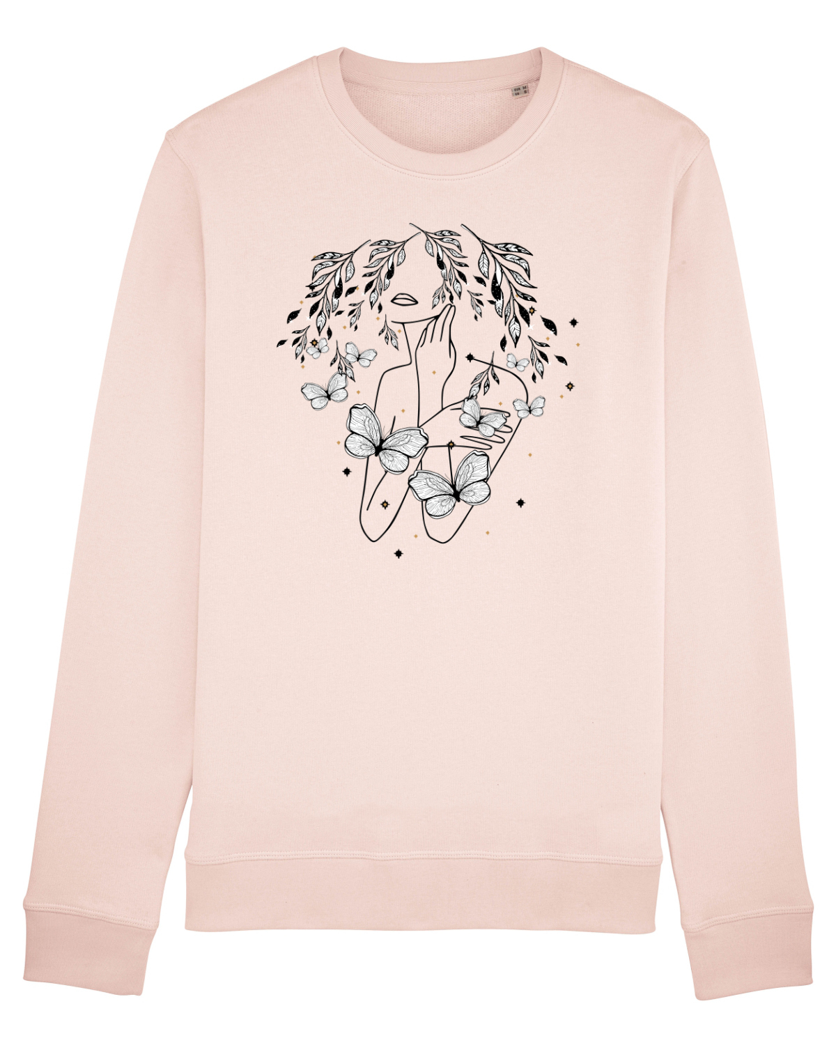 Bluză mânecă lungă Unisex Rise Candy Pink