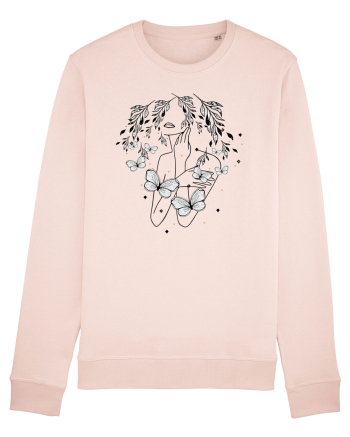 Floral Buttefly Feminin Candy Pink