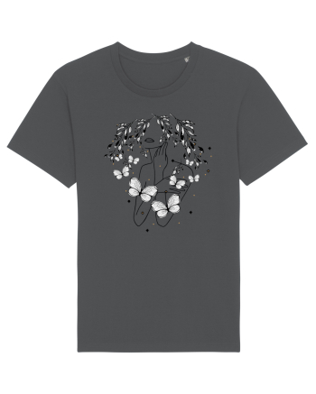 Floral Buttefly Feminin Anthracite