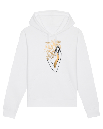 Silueta FLoral Gold White