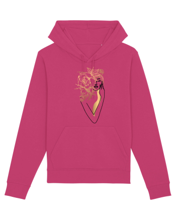 Silueta FLoral Gold Raspberry