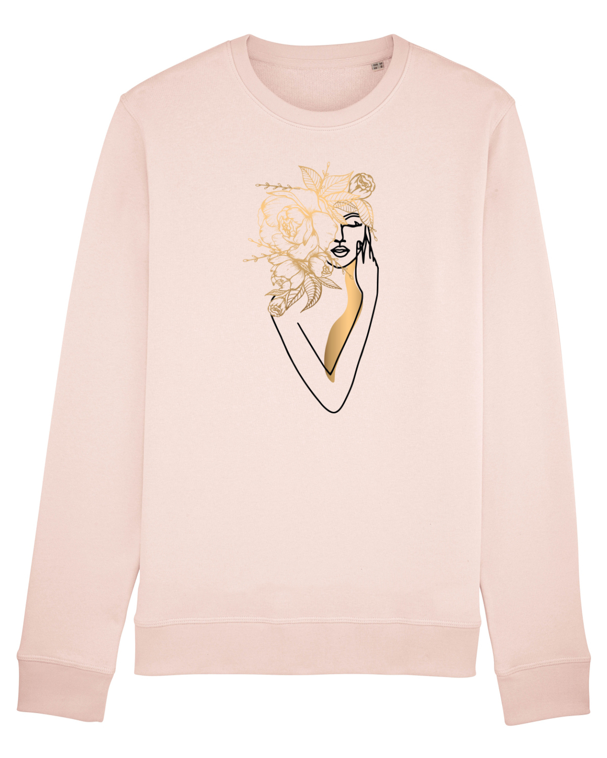 Bluză mânecă lungă Unisex Rise Candy Pink