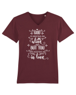 Tu mă ții îndrăgostit Tricou mânecă scurtă guler V Bărbat Presenter