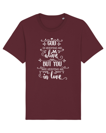 Tu mă ții îndrăgostit Burgundy