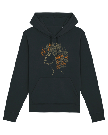 Floral Hair Black