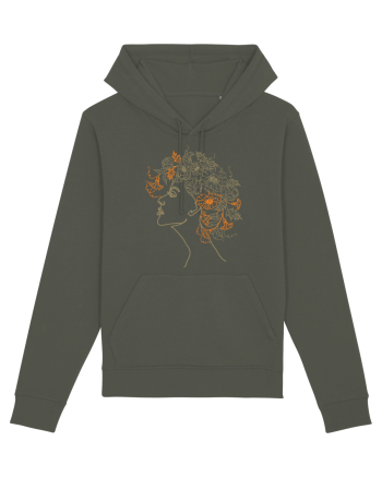 Floral Hair Khaki