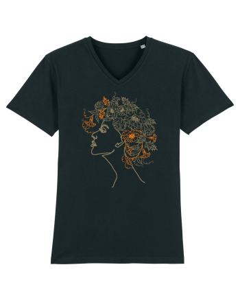 Floral Hair Black