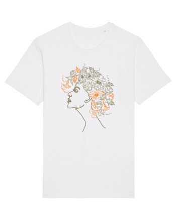 Floral Hair White
