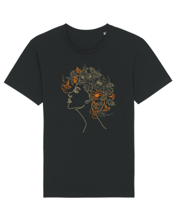 Floral Hair Black