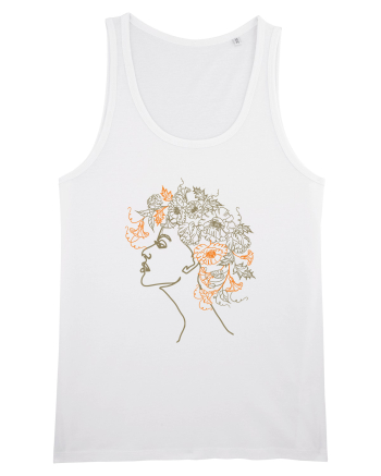 Floral Hair White