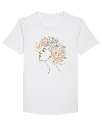 Floral Hair White