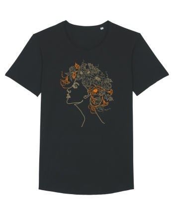 Floral Hair Black