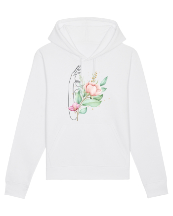 Floral Hand White