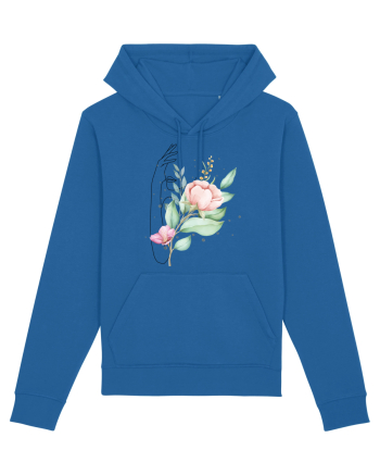 Floral Hand Royal Blue
