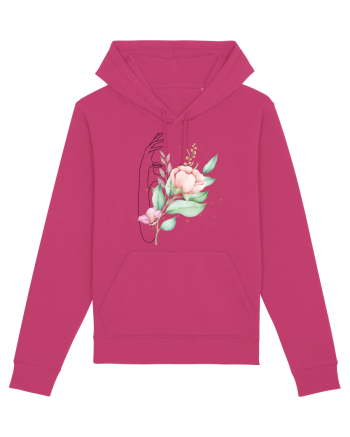Floral Hand Raspberry