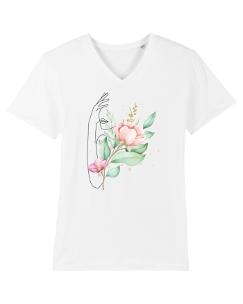 Floral Hand White