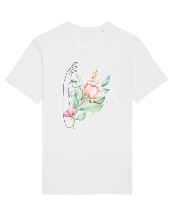 Floral Hand White
