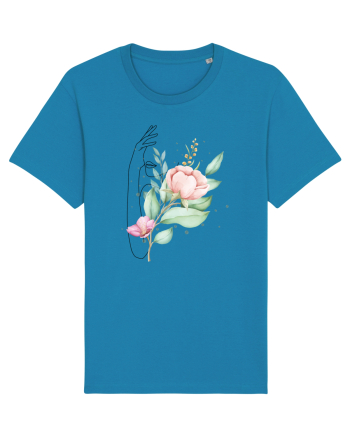 Floral Hand Azur