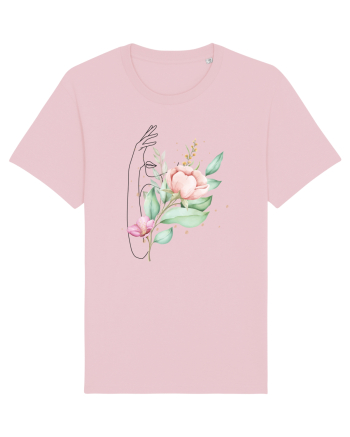 Floral Hand Cotton Pink