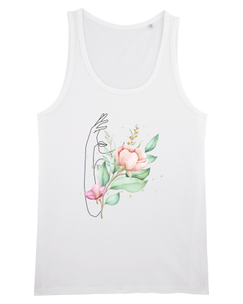 Floral Hand White