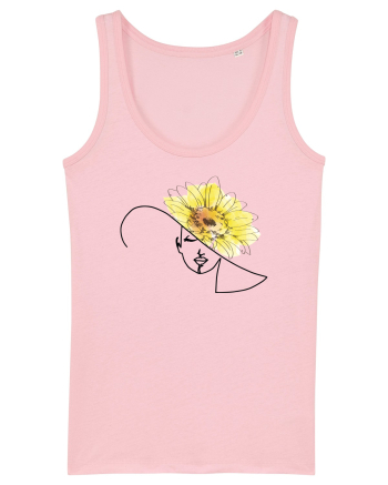 Sunflower Head Feminin Cotton Pink