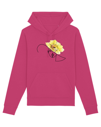 Sunflower Head Feminin Raspberry