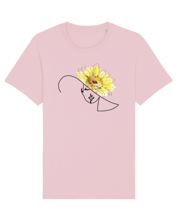 Sunflower Head Feminin Cotton Pink