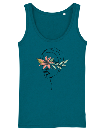 Floral Head Hibiscus Ocean Depth