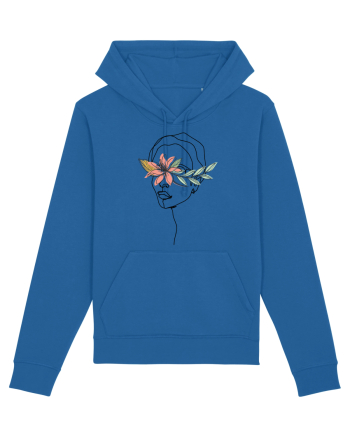 Floral Head Hibiscus Royal Blue