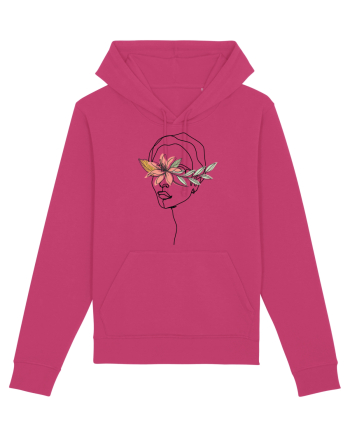 Floral Head Hibiscus Raspberry