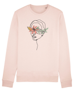 Floral Head Hibiscus Bluză mânecă lungă Unisex Rise