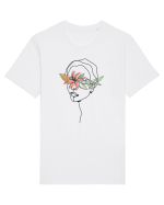 Floral Head Hibiscus Tricou mânecă scurtă Unisex Rocker