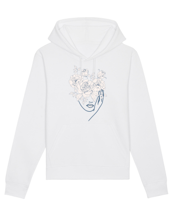 Floral Head Lips White