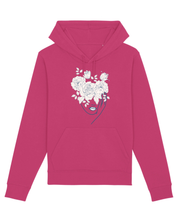 Floral Head Lips Raspberry