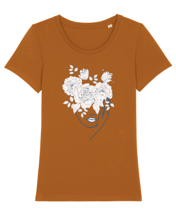 Floral Head Lips Roasted Orange