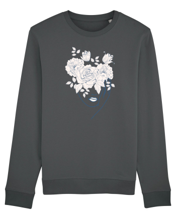 Floral Head Lips Anthracite
