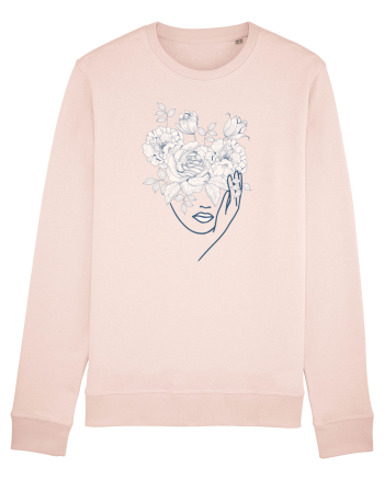 Floral Head Lips Candy Pink