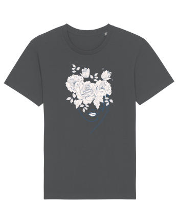 Floral Head Lips Anthracite