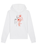 Floral Back Feminin Hanorac Unisex Drummer