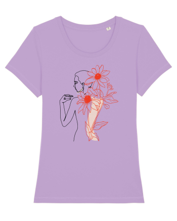 Floral Back Feminin Lavender Dawn