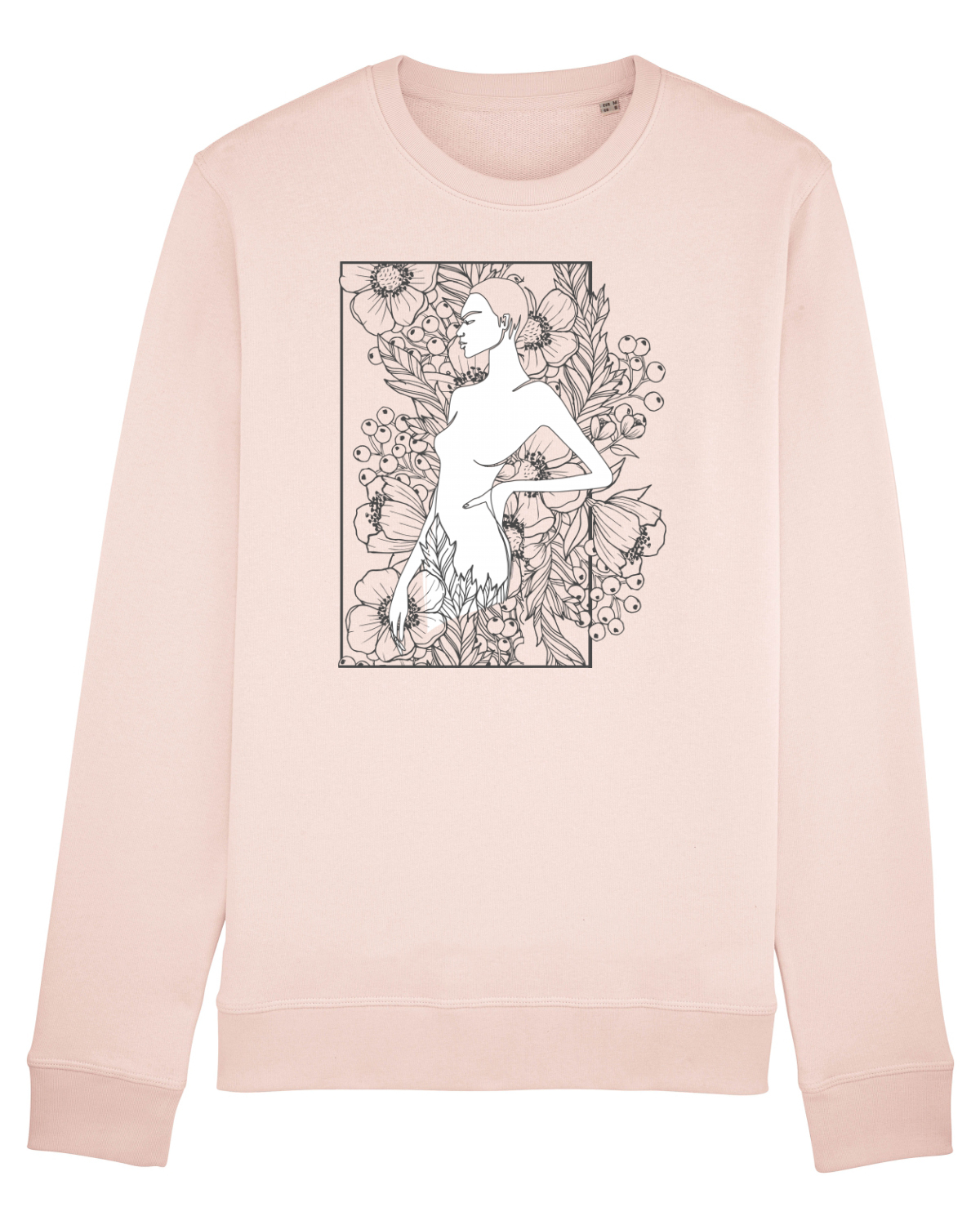 Bluză mânecă lungă Unisex Rise Candy Pink