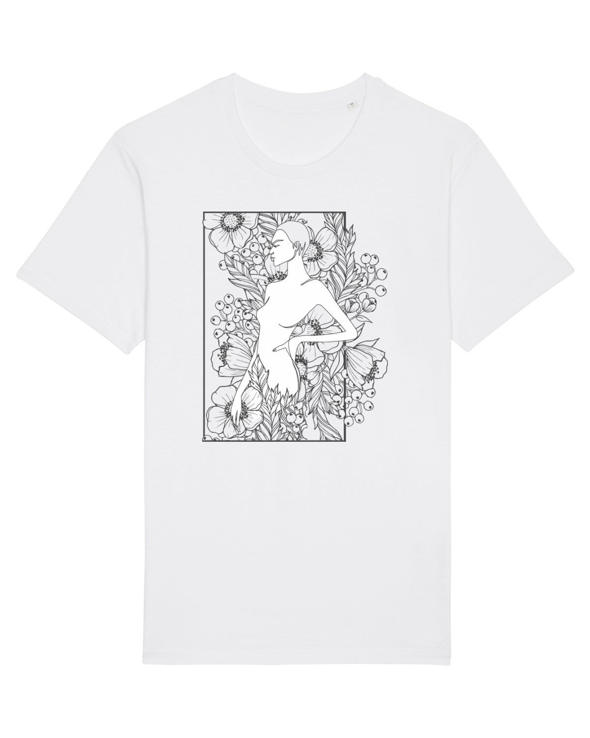 Tricou mânecă scurtă Unisex Rocker White